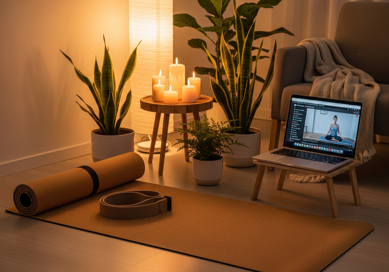 Уголок для практики дома